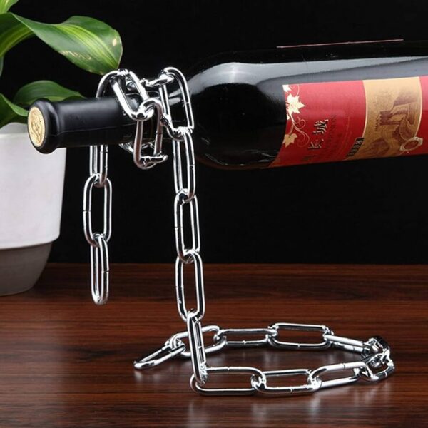 silverchain (1) Suspended Chain Bottle Holder