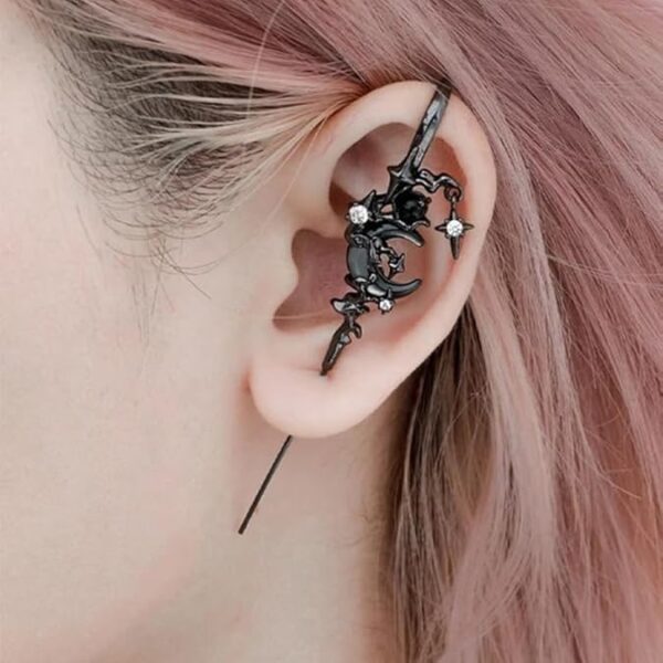 Dark Luna Ear Ornament